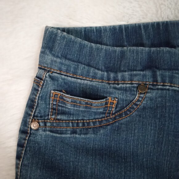 Faded Glory Women's 3 Pocket, Stretch Denim Jeans (Size 14) Color: Medium Blast - Picture 4 of 7